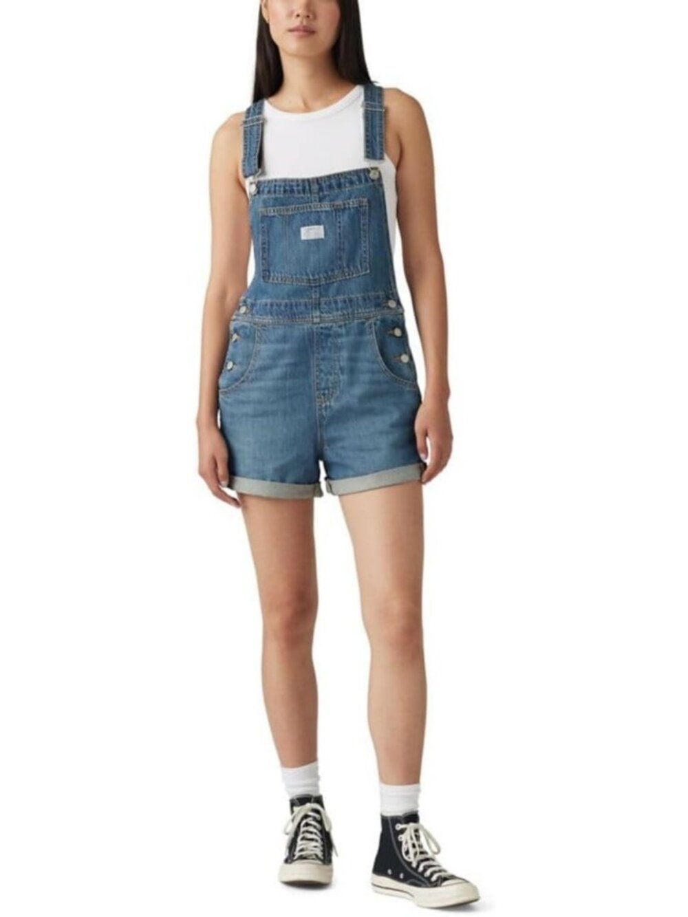 Vintage Women's Shortalls - Stylish Denim Overalls, Plus Size Available!